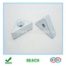 countersunk triangle neodymium magnet n52